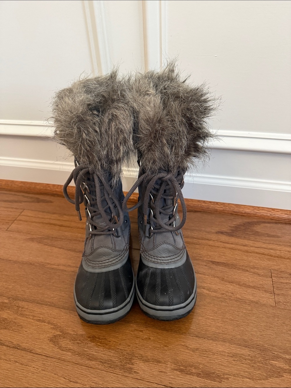 🏔️ Sorel Waterproof Winter Boots Sorel Joan of Arctic Faux Fur Twin Peaks Style - Picture 2 of 6